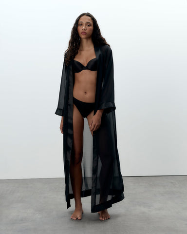 Kimono Long Marcella Noir