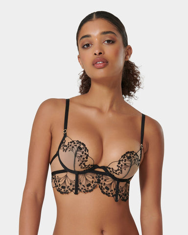Soutien-Gorge Marisa Noir/Transparent