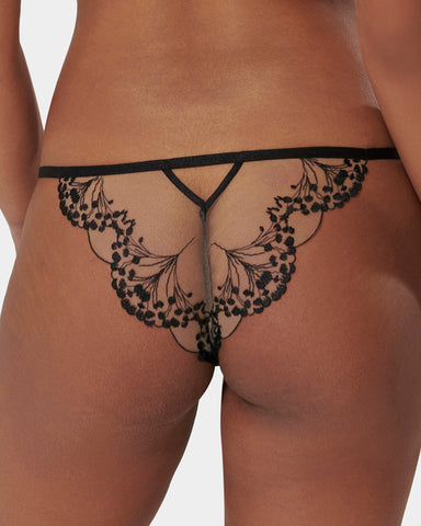 Culotte Marisa Noir/Transparent