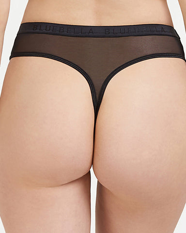 String Taille Haute Oslo Noir