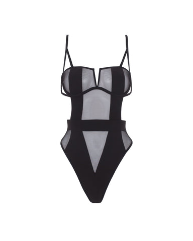 Body avec Armatures Orla Noir