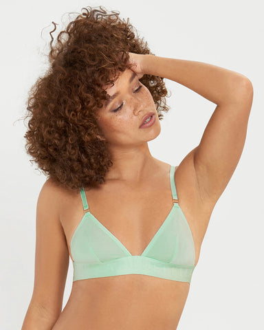 Lulu Soutien-gorge en bambou Eco sans armature Menthe