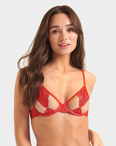 Soutien-Gorge Anaya Flamme Écarlate