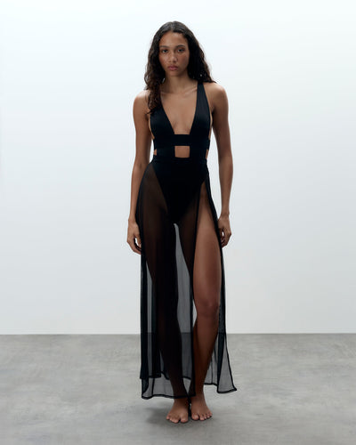 Nuisette Longue Topaz Noir