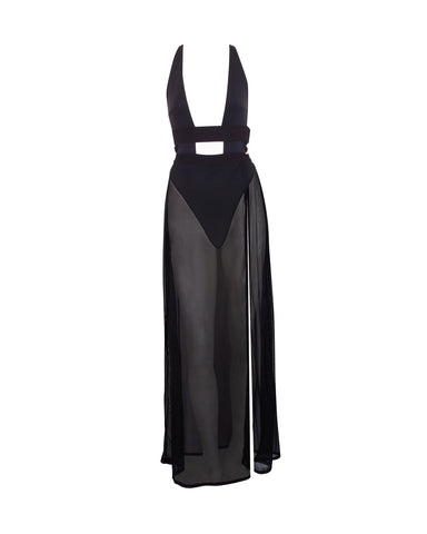 Nuisette Longue Topaz Noir