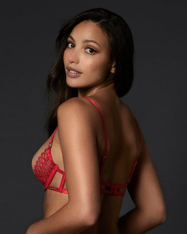 Soutien-Gorge Ouvert Tallulah Rouge