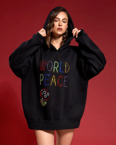 BB x Ashish World Peace Sweat à capuche