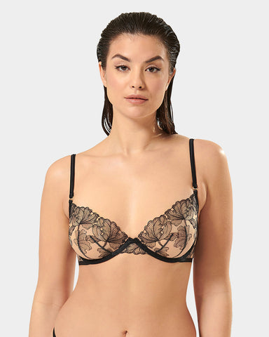 Soutien-Gorge Alula Transparent/Noir