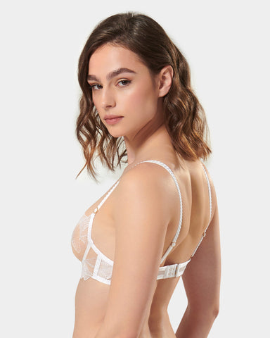 Soutien-Gorge Adeline Transparent/Blanc