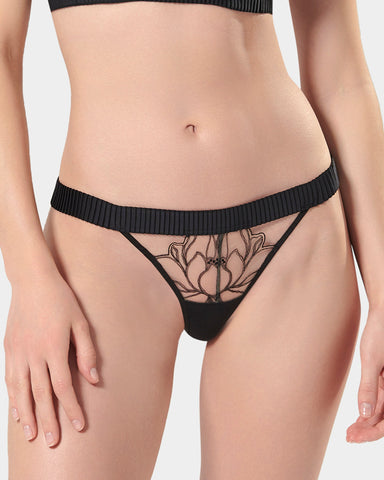 String Maia Transparent/Noir