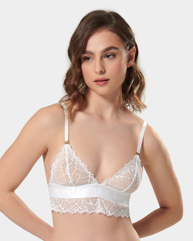 Tori Brassière En Dentelle Blanc