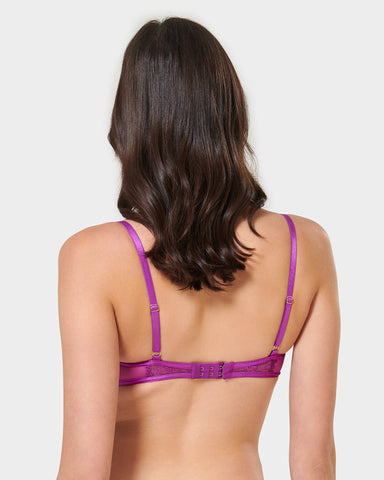 Soutien-Gorge Catalina Violet/Transparent