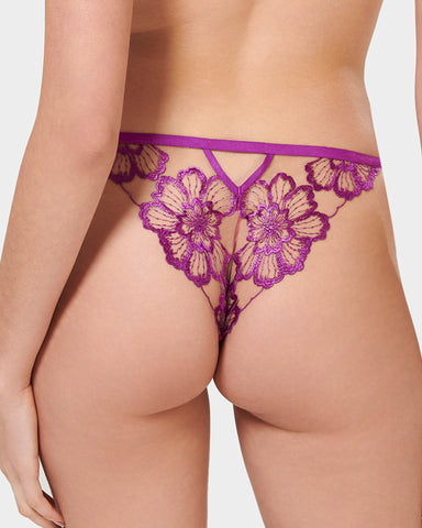 Culotte Catalina Violet/Transparent