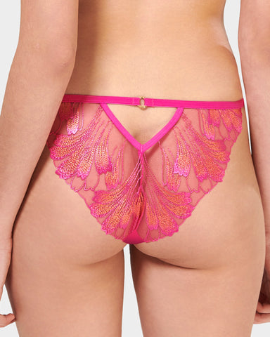 Culotte Colette Rose Fuchsia/Orange Poivré