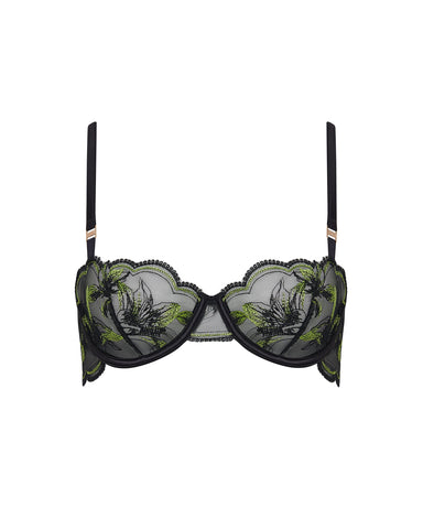 Soutien-Gorge Coppelia Eco Noir/Vert acidulé