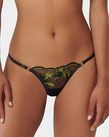 String Coppelia Eco Noir/Vert Acidulé