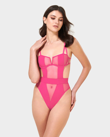 Body avec Armatures Orla Rose Fuchsia