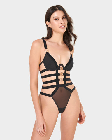 Body avec Armatures Thalia Noir