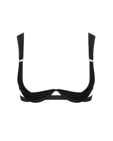 Soutien-Gorge Ouvert Allegra Noir