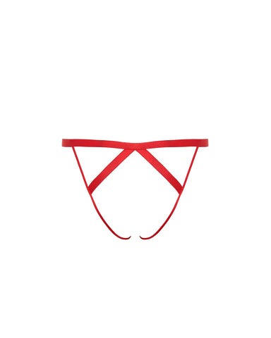 Culotte Ouverte Allegra Rouge Tomate
