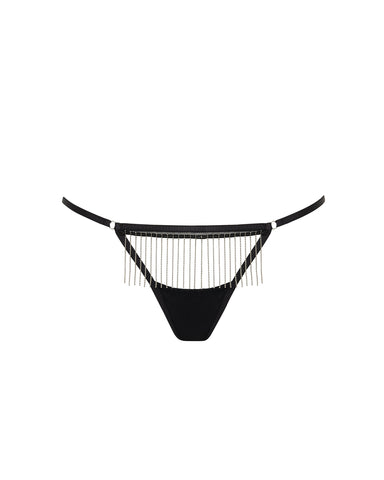 String Antoinette Noir/Argenté