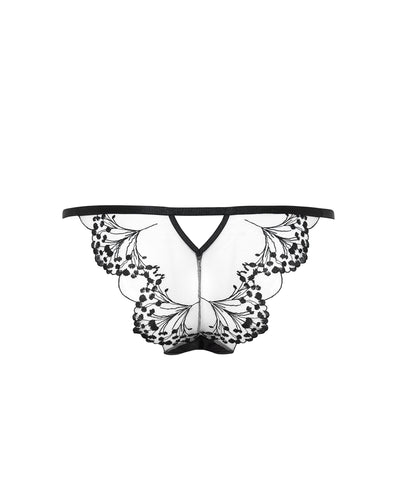 Culotte Marisa Noir/Transparent