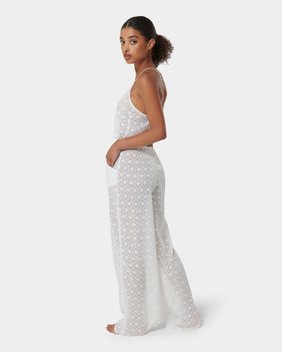 Cassat Ensemble caraco et pantalon Blanc