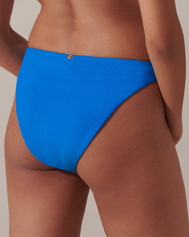 Bas de Bikini Taille Haute Lucerne Bleu