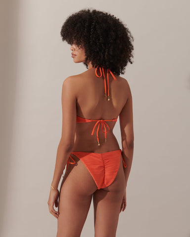 Haut Triangle de Bikini Orta Orange