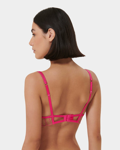 Soutien-gorge avec armatures Imogen Rose Fuchsia/Transparent