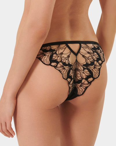 Culotte Kalmia Noir/Transparent