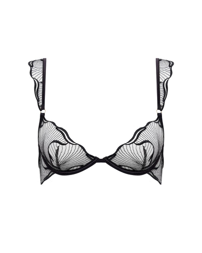 Soutien-gorge avec armatures Marabel Noir/Transparent