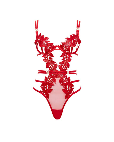 Body avec armatures Ophelia Rouge