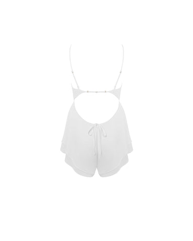 Combishort Clementine Blanc