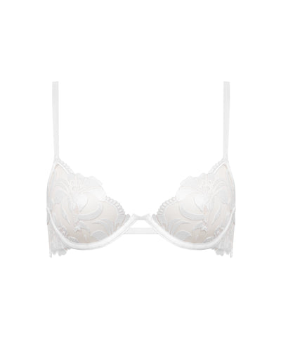 Soutien-gorge avec armatures Leonora Blanc/Transparent