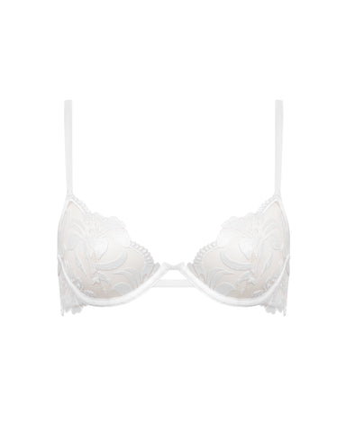 Soutien-gorge avec armatures Leonora Blanc/Transparent