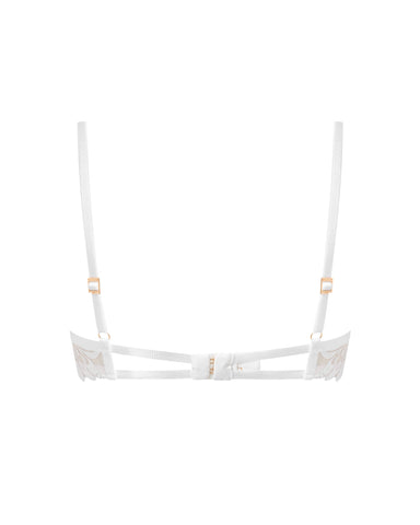 Soutien-gorge avec armatures Leonora Blanc/Transparent