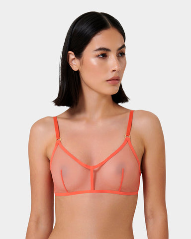 Soutien-gorge sans armature Naomi Corail Chaud