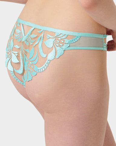 Culotte Leonora Bleu Paradisiaque/Transparent