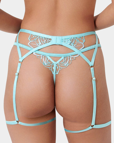 Harnais de Cuisse Lilly Bleu Paradisiaque/Bleu Eau Glacée/Transparent