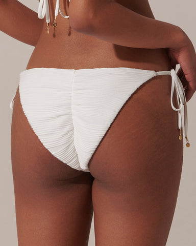 Bas de Bikini à nouer Orta Blanc