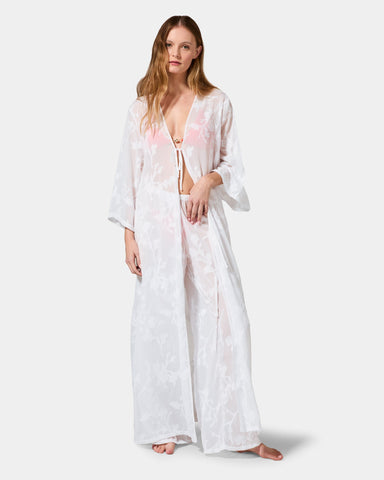 Caftan Darla Blanc