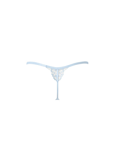 String Marisa Bleu Eau Glacée/Transparent