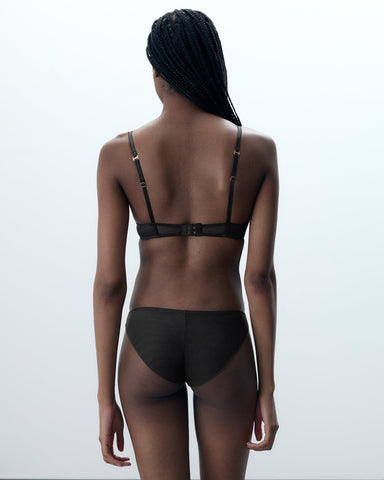 Culotte Verona en Satin Noir