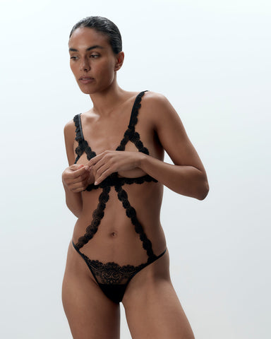 Body ouvert Arella Noir