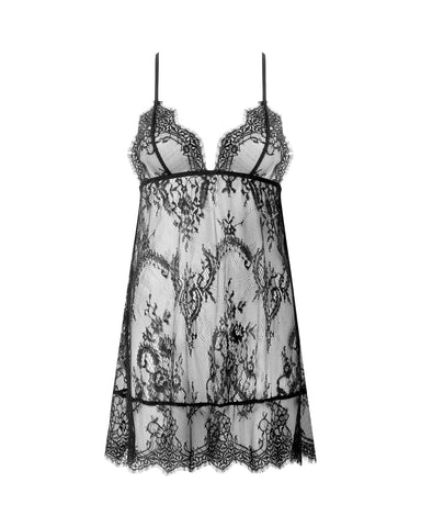 Chemise Madeline en Dentelle Noir
