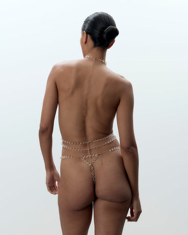 Harnais en Cristal Transparent