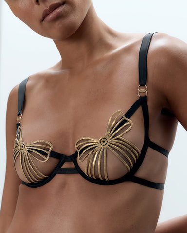 Soutien-gorge avec Armatures Annabel Noir/Or