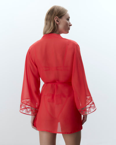 Kimono Annabel Rouge