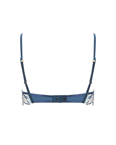 Soutien-Gorge en Dentelle Florale Calantha Bleu